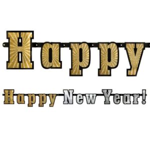 ГИРЛЯНД HAPPY NEW YEAR ХОЛОГРАМЕН
