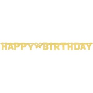 НАДПИС HAPPY BIRTHDAY ЗЛАТЕН