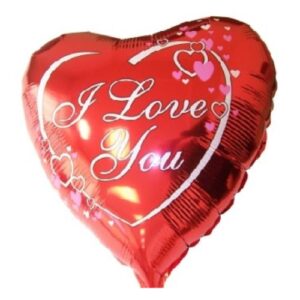 БАЛОН ФОЛИО СЪРЦЕ I LOVE YOU 18'