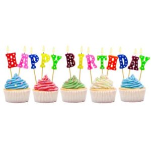 СВЕЩИ НА КЛЕЧКА HAPPY BIRTHDAY
