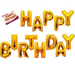 БАЛОНИ ФОЛИО HAPPY BIRTHDAY ЗЛАТНИ