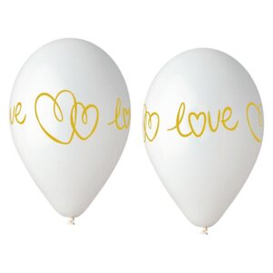 БАЛОНИ LOVE БЕЛИ 5 бр.