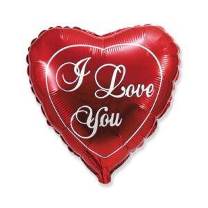БАЛОН ФОЛИО СЪРЦЕ I LOVE YOU 24'
