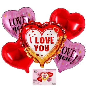 КОМПЛЕКТ БАЛОНИ I LOVE YOU