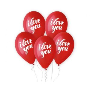 БАЛОНИ I LOVE YOU 13' 5 бр.