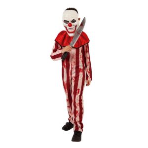 КОСТЮМ КЛОУН BLOODY С МАСКА ДЕТСКИ